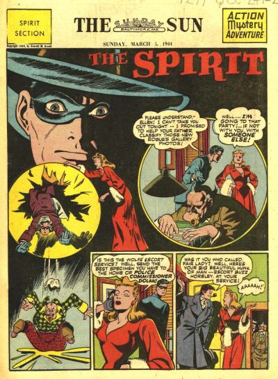 Cover for The Spirit (Register and Tribune Syndicate, 1940 series) #3/5/1944