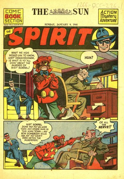 Cover for The Spirit (Register and Tribune Syndicate, 1940 series) #1/9/1944