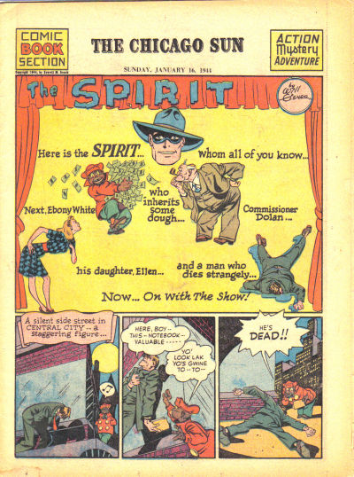 Cover for The Spirit (Register and Tribune Syndicate, 1940 series) #1/16/1944