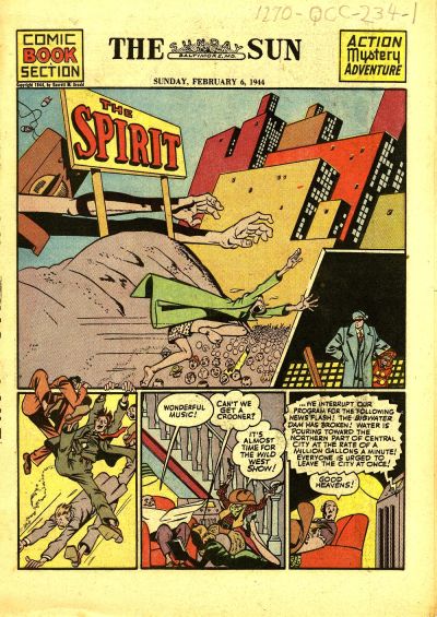 Cover for The Spirit (Register and Tribune Syndicate, 1940 series) #2/6/1944