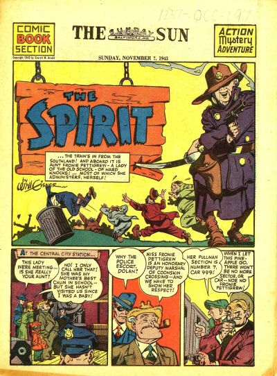 Cover for The Spirit (Register and Tribune Syndicate, 1940 series) #11/7/1943