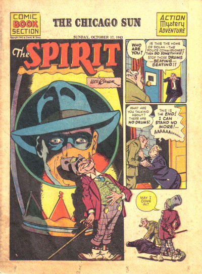 Cover for The Spirit (Register and Tribune Syndicate, 1940 series) #10/17/1943