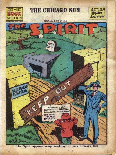 Cover for The Spirit (Register and Tribune Syndicate, 1940 series) #6/27/1943