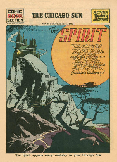 Cover for The Spirit (Register and Tribune Syndicate, 1940 series) #11/15/1942