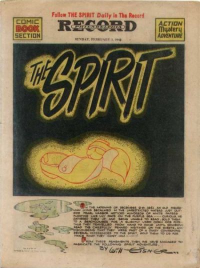 Cover for The Spirit (Register and Tribune Syndicate, 1940 series) #2/1/1942
