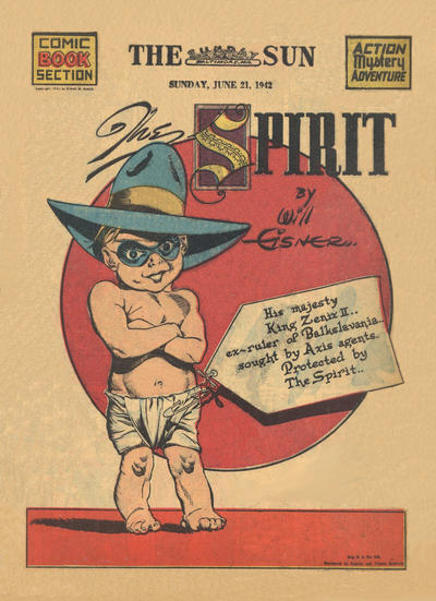 Cover for The Spirit (Register and Tribune Syndicate, 1940 series) #6/21/1942