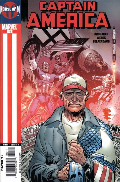 Cover for Captain America (Marvel, 2005 series) #10