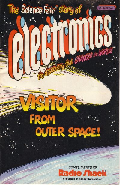 Cover for The Science Fair Story of Electronics-Visitor from Outer Space (Radio Shack, 1985 series) #Fall 1985, Spring 1986