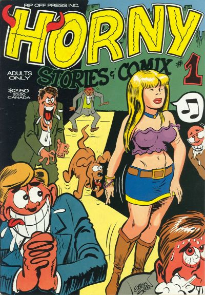 Cover for Horny Stories and Comix (Rip Off Press, 1991 series) #1