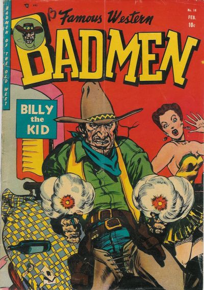 Cover for Famous Western Badmen (Youthful, 1952 series) #14