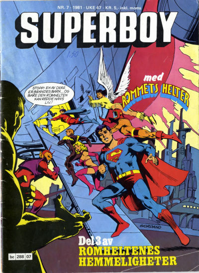 Cover for Superboy (Semic, 1977 series) #7/1981