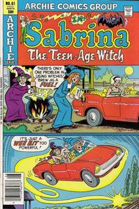Cover Thumbnail for Sabrina, the Teenage Witch (Archie, 1971 series) #61