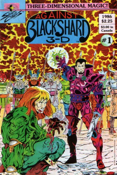 Cover for Against Blackshard: 3-D - The Saga of Sketch, the Royal Artist (Sirius Comics, 1986 series) #1