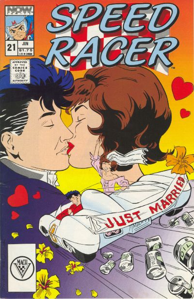 Cover for Speed Racer (Now, 1987 series) #21 [Direct]
