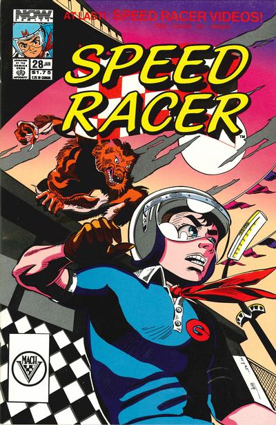 Cover for Speed Racer (Now, 1987 series) #28 [Direct]