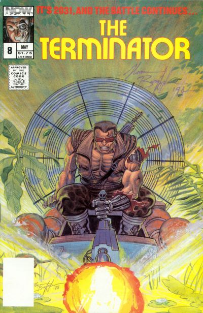 Cover for The Terminator (Now, 1988 series) #8 [Direct]