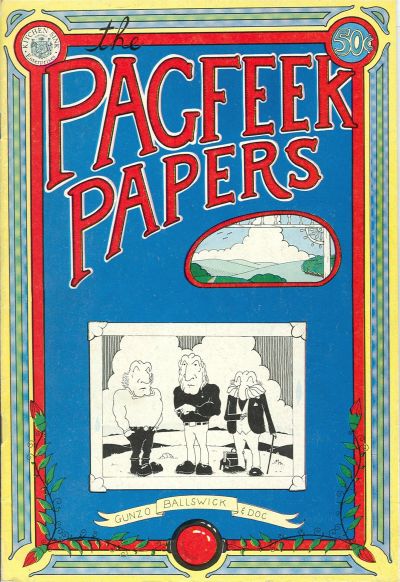 Cover for The Pagfeek Papers (Kitchen Sink Press, 1973 series) #1