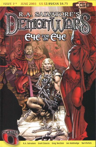 Cover for R.A. Salvatore's DemonWars: Eye for an Eye (CrossGen, 2003 series) #1