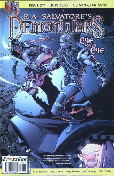 Cover for R.A. Salvatore's DemonWars: Eye for an Eye (CrossGen, 2003 series) #2