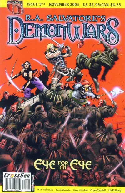 Cover for R.A. Salvatore's DemonWars: Eye for an Eye (CrossGen, 2003 series) #5
