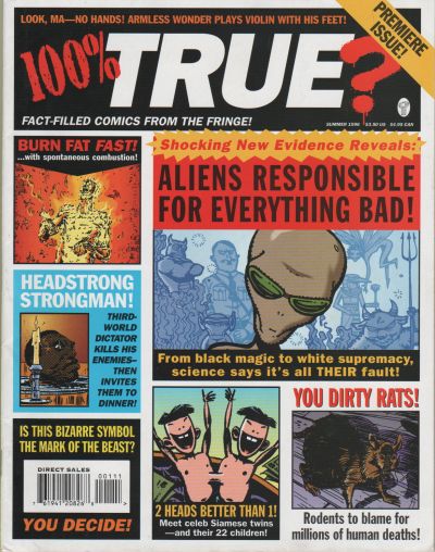 Cover for 100% True? (DC, 1996 series) #1
