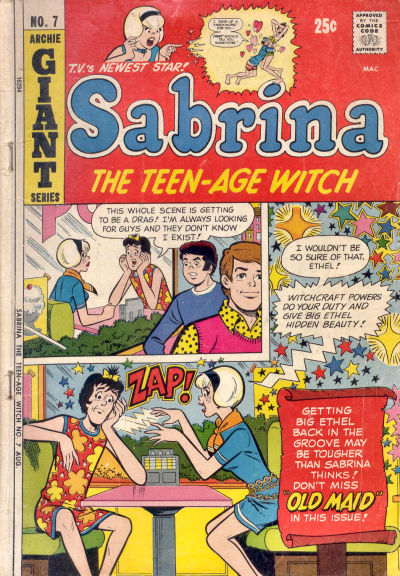 Cover for Sabrina, the Teenage Witch (Archie, 1971 series) #7