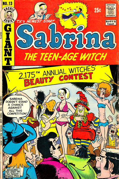 Cover for Sabrina, the Teenage Witch (Archie, 1971 series) #13