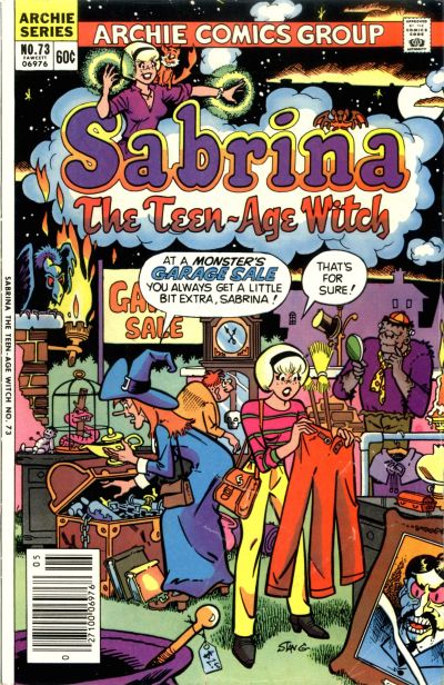Cover for Sabrina, the Teenage Witch (Archie, 1971 series) #73