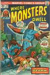 Cover for Where Monsters Dwell (Marvel, 1970 series) #29
