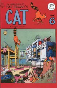 Cover Thumbnail for Fat Freddy's Cat (Rip Off Press, 1977 series) #6 [3.25 USD Fifth Printing]