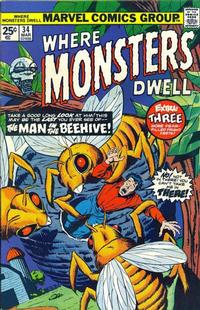 Cover for Where Monsters Dwell (Marvel, 1970 series) #34