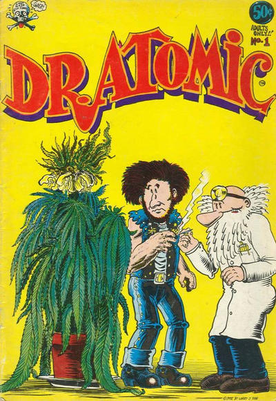 Cover for Dr. Atomic (Last Gasp, 1972 series) #1 [3rd print 0.75 USD]