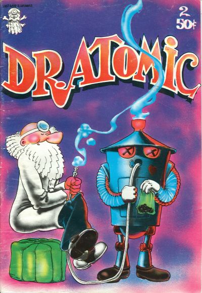 Cover for Dr. Atomic (Last Gasp, 1972 series) #2 [1st print 0.50 USD]