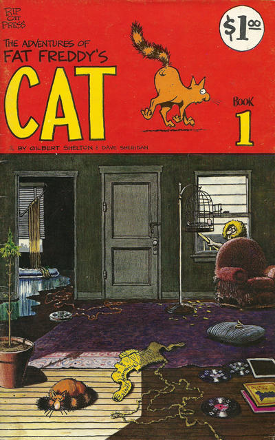 Cover for Fat Freddy's Cat (Rip Off Press, 1977 series) #1 [1.00 USD Fifth Printing]