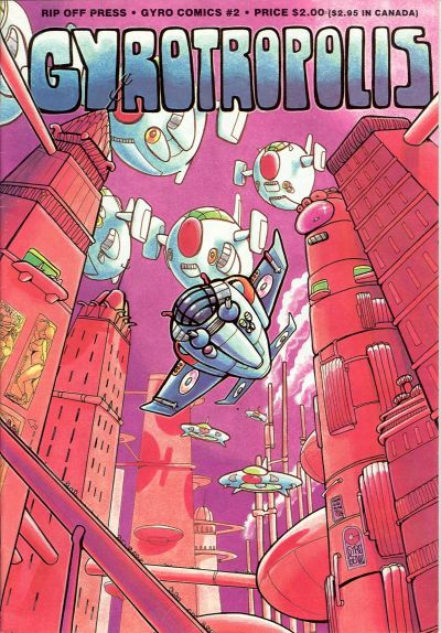 Cover for Gyrotropolis (Rip Off Press, 1987 series) 