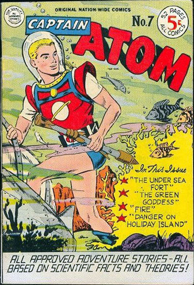 Cover for Captain Atom (Nation-Wide Publishing, 1950 series) #7