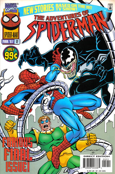 Cover for The Adventures of Spider-Man (Marvel, 1996 series) #12