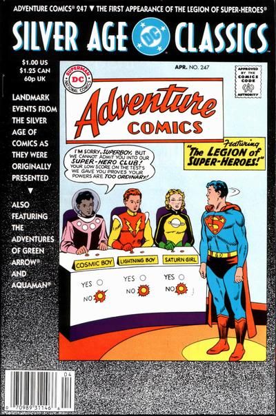 Cover for DC Silver Age Classics Adventure Comics 247 (DC, 1992 series) 