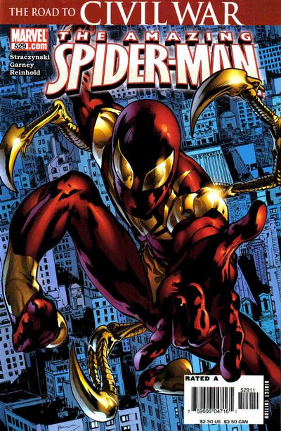 Cover for The Amazing Spider-Man (Marvel, 1999 series) #529 [Direct Edition]