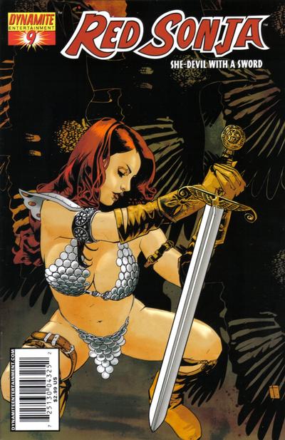 Cover for Red Sonja (Dynamite Entertainment, 2005 series) #9 [Tomm Coker Cover]