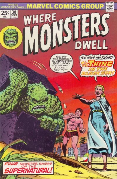 Cover for Where Monsters Dwell (Marvel, 1970 series) #30