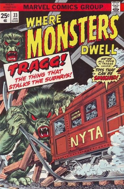 Cover for Where Monsters Dwell (Marvel, 1970 series) #33