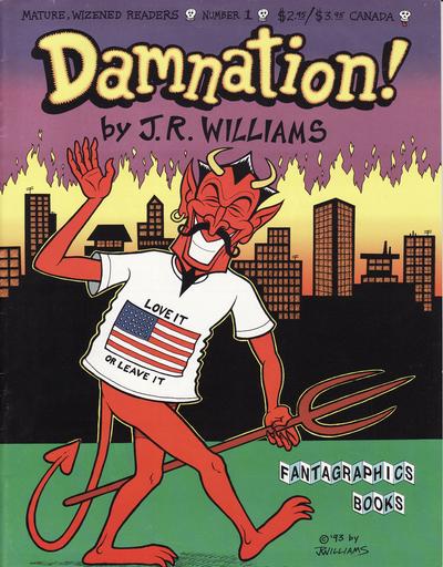 Cover for Damnation! (Fantagraphics, 1994 series) #1