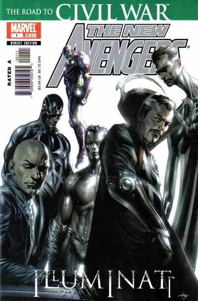 Cover for New Avengers: Illuminati (Marvel, 2006 series) #1 [Direct Edition]