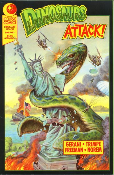 Cover for Dinosaurs Attack! The Graphic Novel (Eclipse, 1991 series) #1