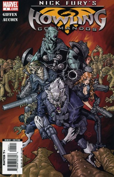 Cover for Nick Fury's Howling Commandos (Marvel, 2005 series) #4