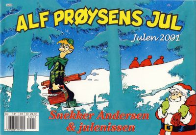 Cover for Alf Prøysens Jul (Hjemmet / Egmont, 2001 series) #2001