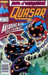 Cover for Quasar (Marvel, 1989 series) #5 [Newsstand]