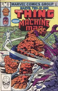 Cover Thumbnail for Marvel Two-in-One (Marvel, 1974 series) #93 [Direct]
