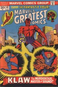 Cover Thumbnail for Marvel's Greatest Comics (Marvel, 1969 series) #43